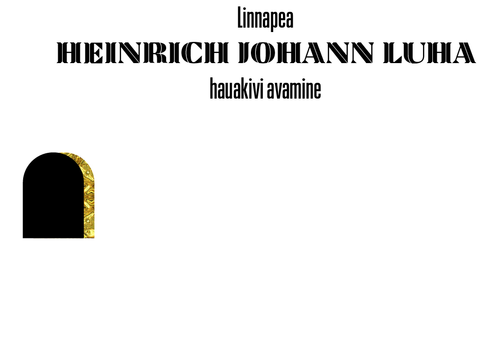 Luha hauakivi avamine